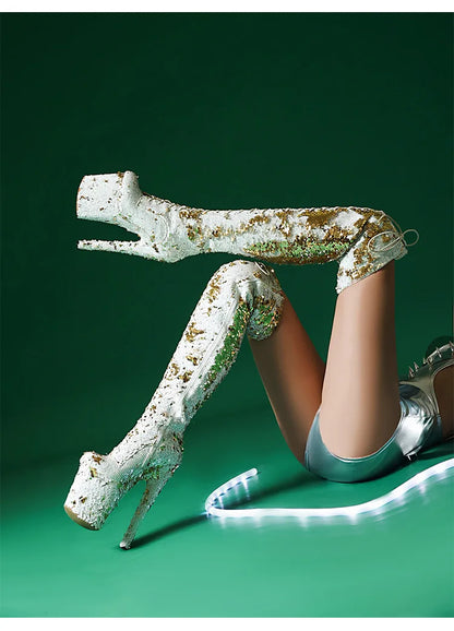 Sequin Overknees – Bling it. Own it. Werk it.