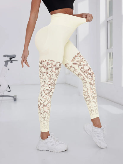 TRY TO BN Sport‑Leggings – Nahtlose Mesh‑Power für dein Workout
