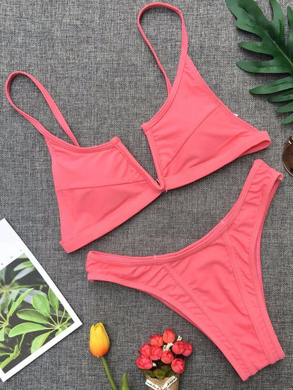Denim-Style Bikini-Set – cool, sexy & perfekt für den Sommer