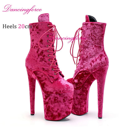 Velvet Diamond Boots – Soft to the touch, bold on the stage