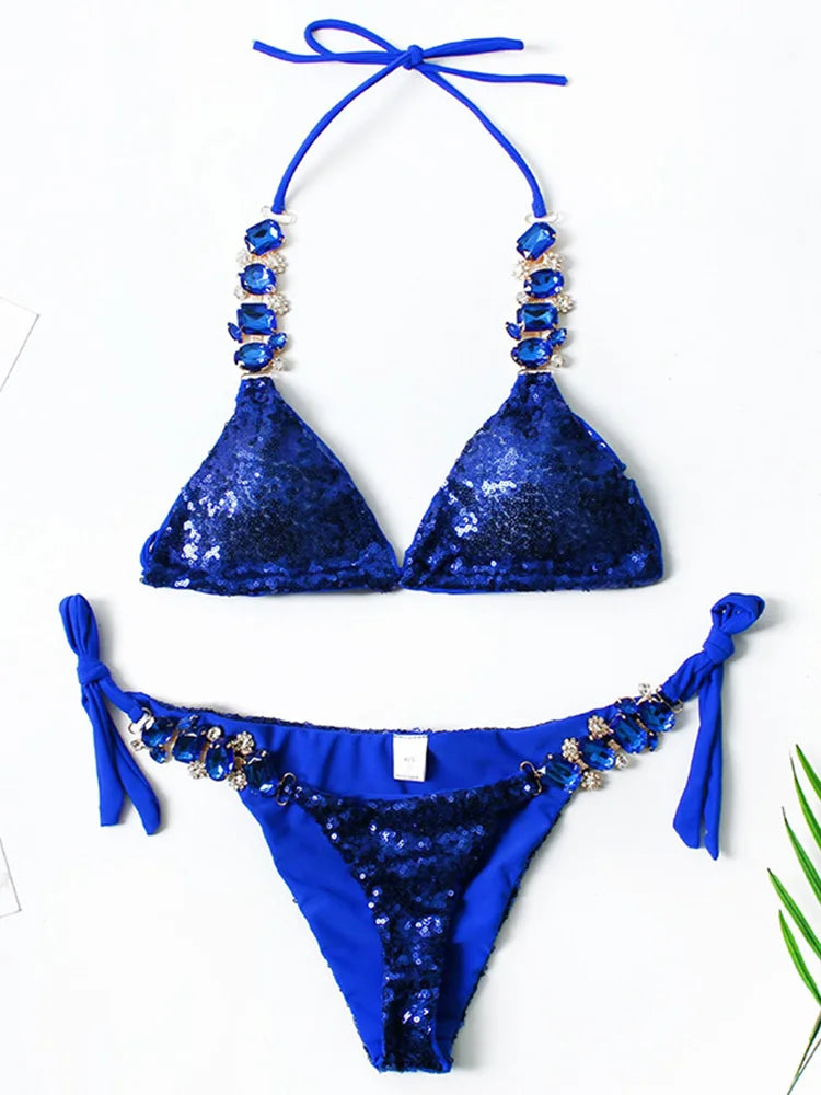 Pailletten-Strass Bikini – funkelnd, feminin & gemacht für den großen Auftritt