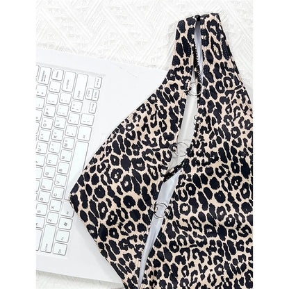 Leopard One-Shoulder Badeanzug – wild, elegant & perfekt im Trend