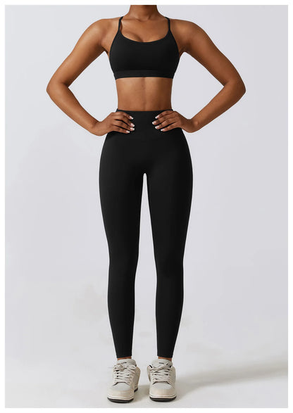 2er Set Workout Outfit für Damen – Dein perfektes Sport-Set für Fitness und Yoga