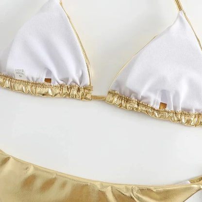 Fischschuppen Bikini-Set – glänzend, sexy & absolut mermaid vibes