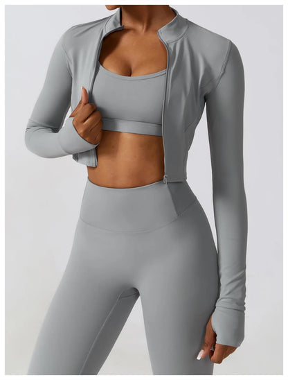 Stylisches 3er Workout Outfit für Damen – Dein perfekter Begleiter für Fitness und Gym
