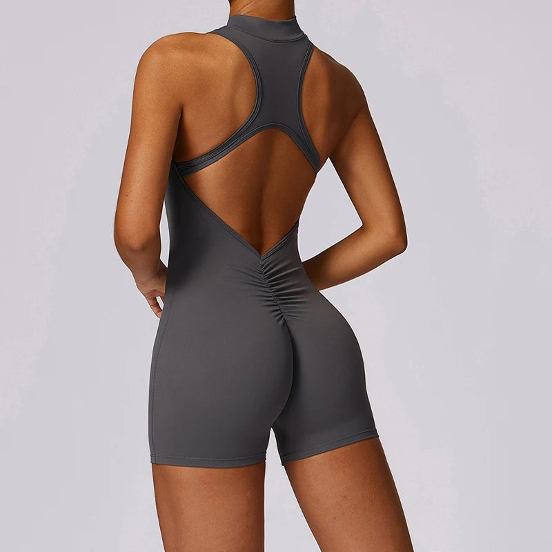 Scrunch Sport-Jumpsuit – Stilvolle Eleganz trifft auf Funktionalität