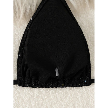 Glitter High-Cut Bikini – glänzend, sexy & ideal für heiße Sommertage