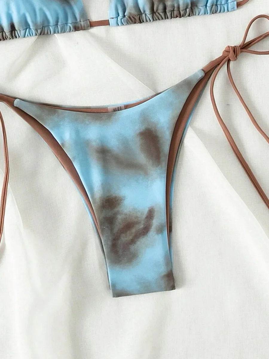 Tie-Dye Bikini-Set – farbenfroh, sexy & absolut im Trend