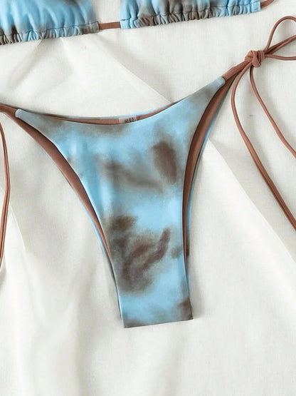 Tie-Dye Bikini-Set – farbenfroh, sexy & absolut im Trend