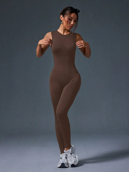 Seamless Zipper Jumpsuit – Sleek. Strong. Stunning.