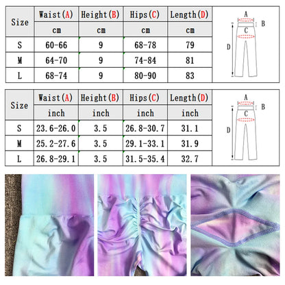 Nahtlose Push-Up Scrunch Sport-Leggings für Frauen – Perfekte Form & Komfort