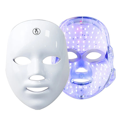 7-Farben LED-Gesichtsmaske – Photonentherapie für Hautverjüngung & Anti-Akne-Behandlung
