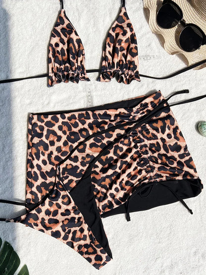 Wendbarer 3-teiliges Bikini-Set – zwei Styles in einem!