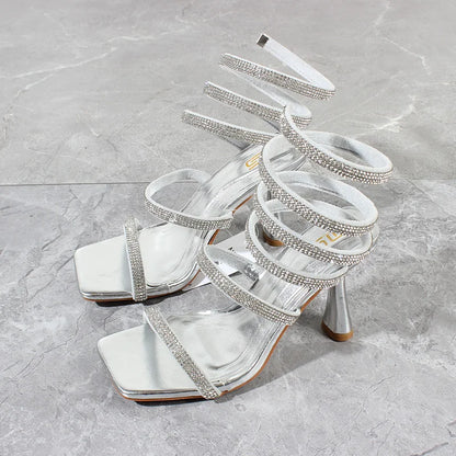Crystal Snake Heels – Sinnlich, verspielt & wild wie der Sommer