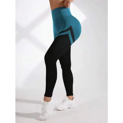 Nahtlose Streifen‑Butt‑Lift Leggings – High‑Waist Power für dein Workout