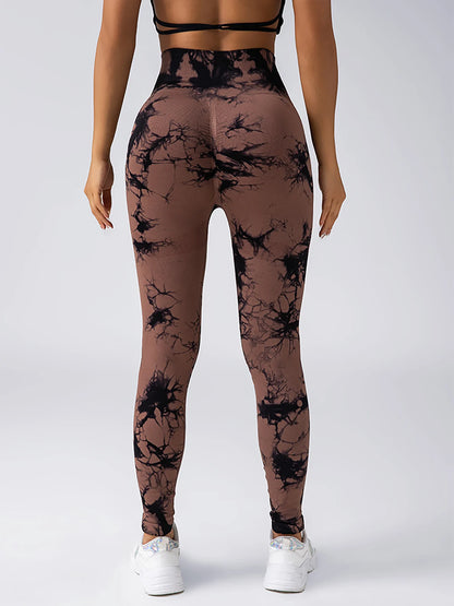 Nahtlose Tie-Dye Leggings – Stylischer Look & Perfekte Passform