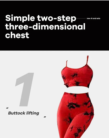 Tie-Dye Yoga Set – Nahtlos, stylisch, kraftvoll