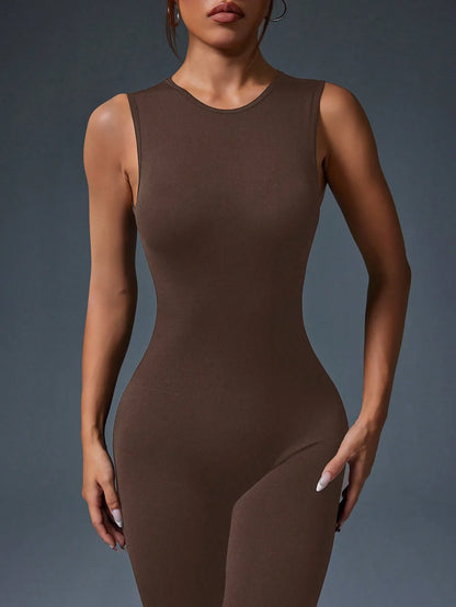 Seamless Zipper Jumpsuit – Sleek. Strong. Stunning.