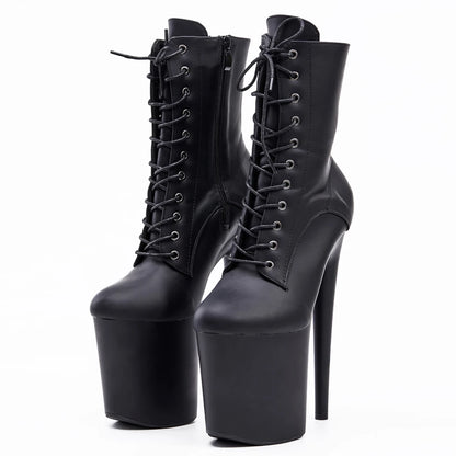 Plateau Lace-Up Stiefel – Perfekte Performance & Sexy Look