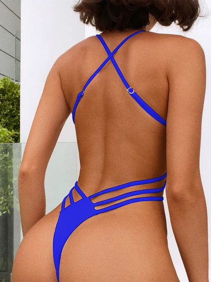 Micro-Tanga Monokini – minimalistisch, sexy & rückenfrei