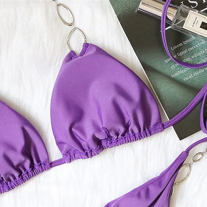 Diamant Bikini mit Ketten – glamourös, sexy & ein echter Blickfang