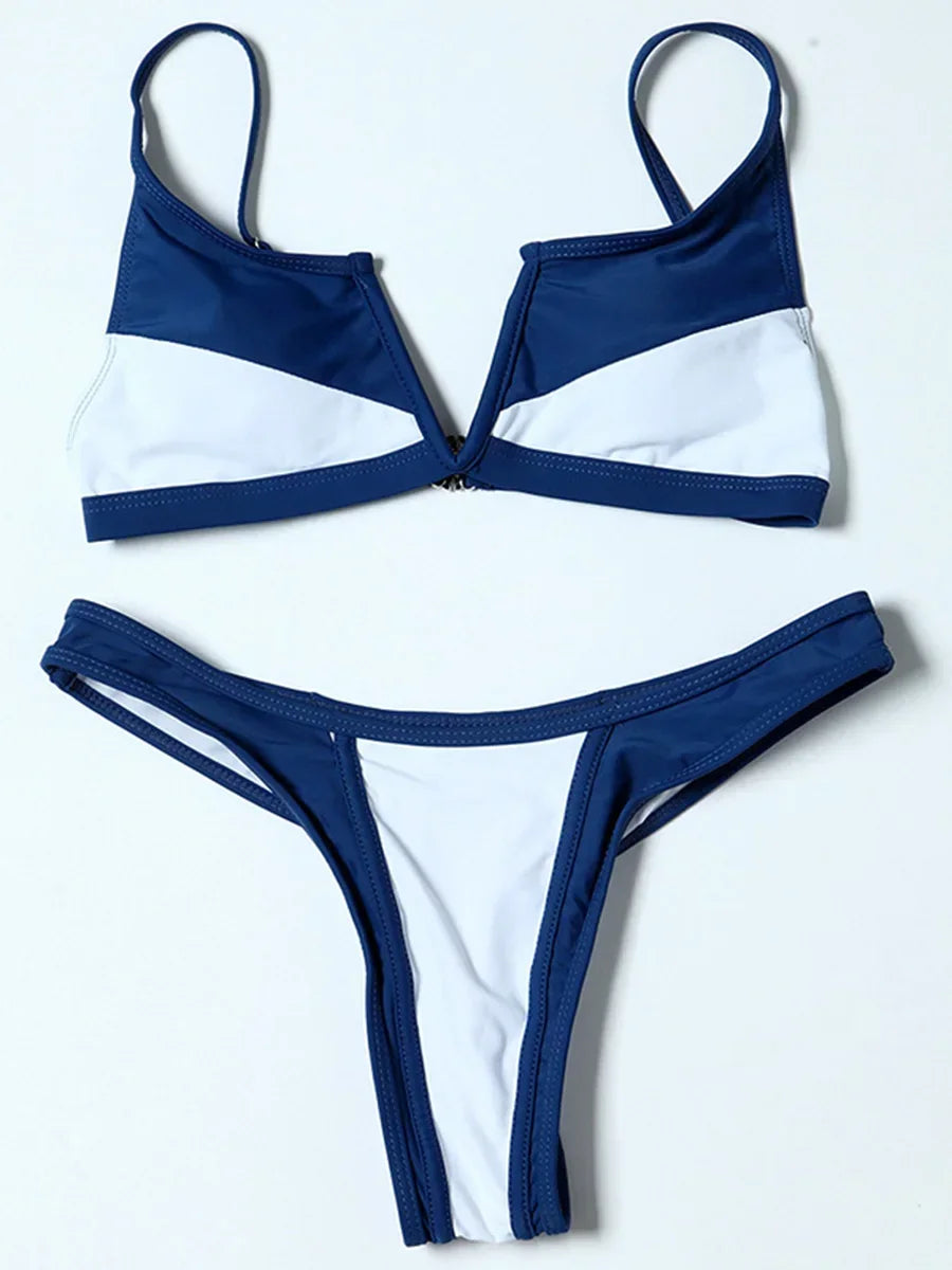 Denim-Style Bikini-Set – cool, sexy & perfekt für den Sommer