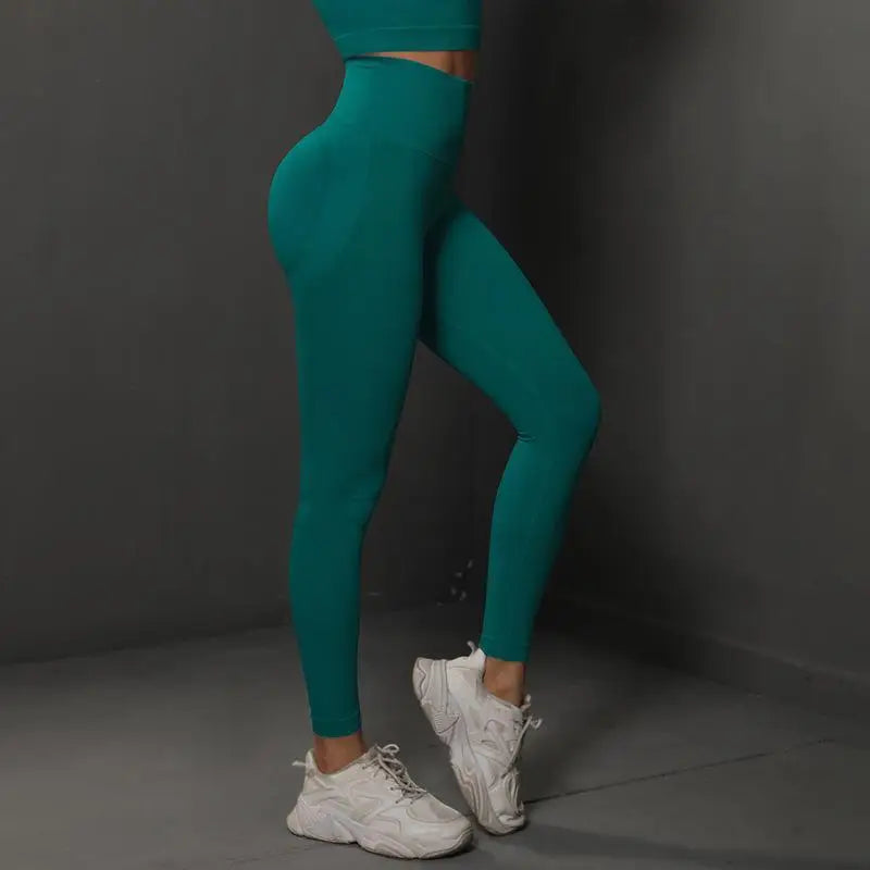 Nahtlose Fitness-Leggings – Push-Up & Hohe Taille für Perfekten Halt