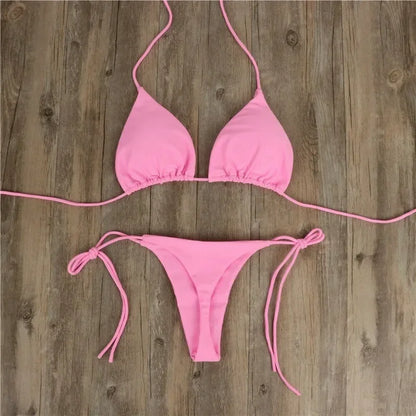 Seitlich gebundener G-String Bikini – minimalistisch, feminin & ultra sexy