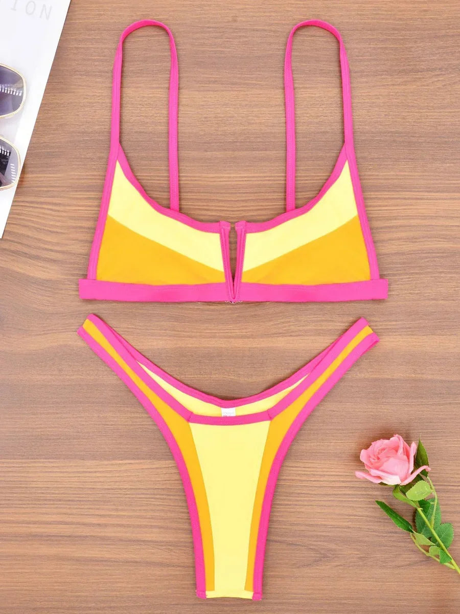 Denim-Style Bikini-Set – cool, sexy & perfekt für den Sommer