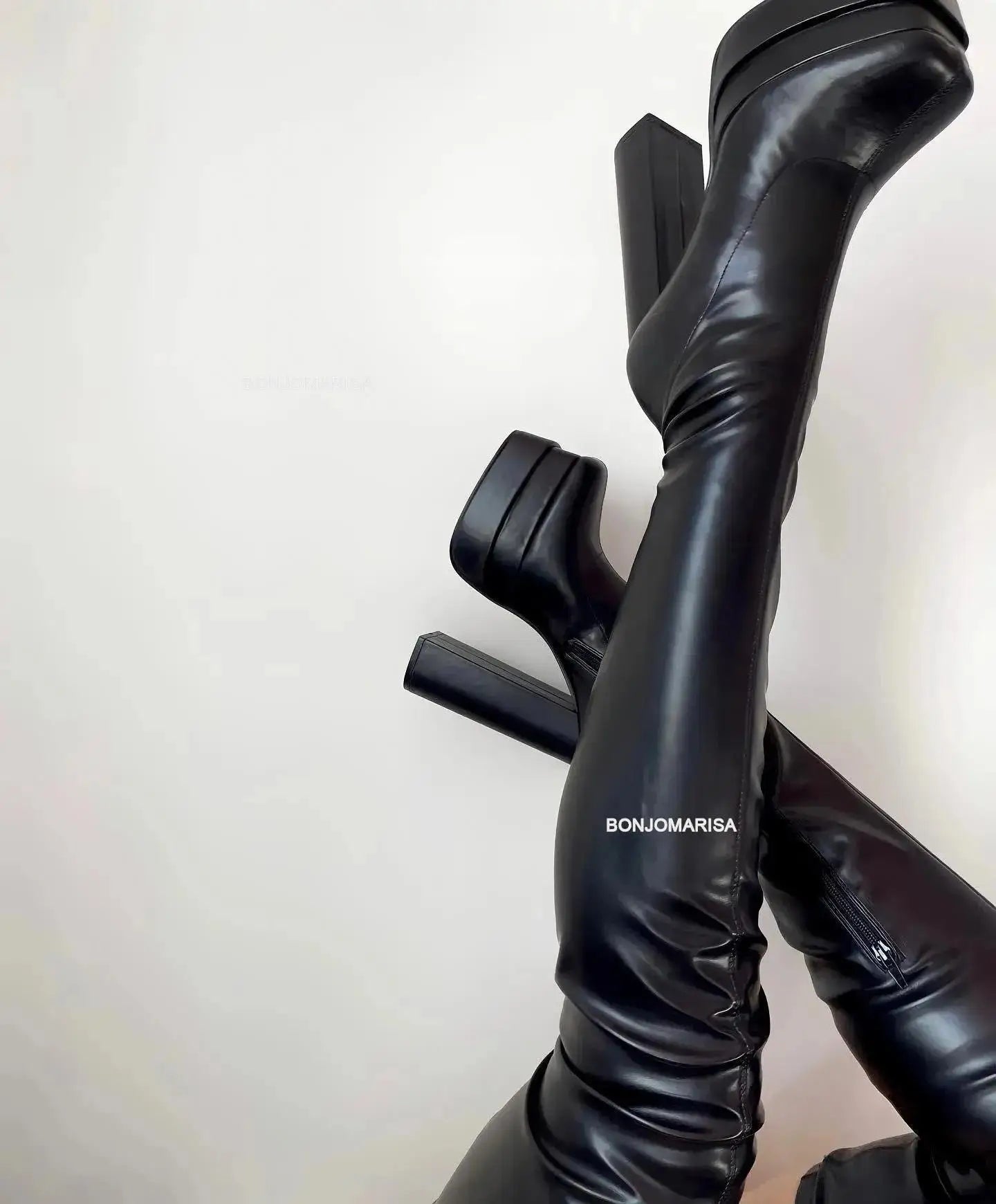 Double Platform Overknees – Bold, chunky & made to turn heads