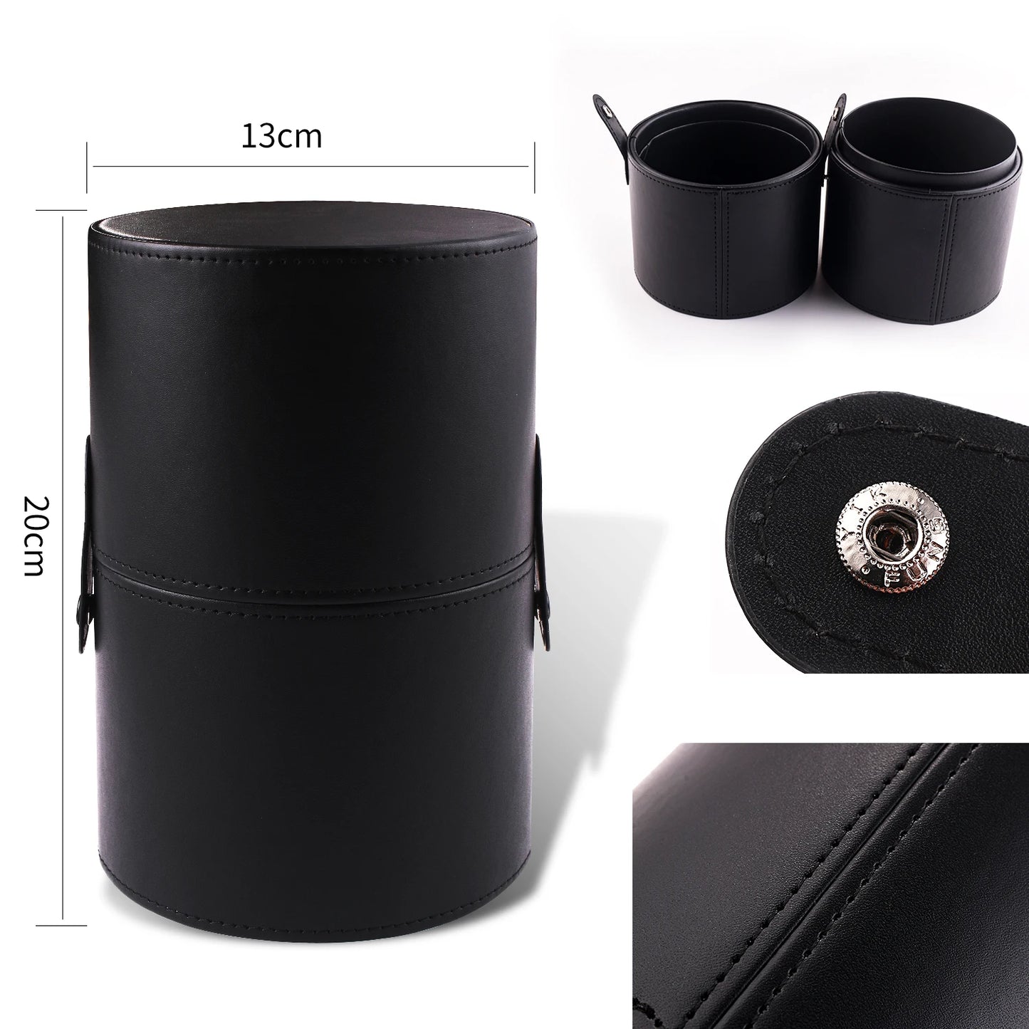 Beili Schwarzes Make-up-Pinsel-Set – Edles Profi-Tool aus Ziegenhaar! ✨