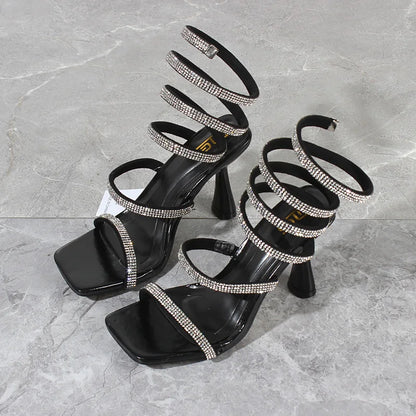 Crystal Snake Heels – Sinnlich, verspielt & wild wie der Sommer