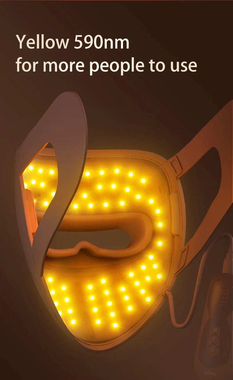 Gesichts-Photon-Schönheitsmaske mit 320 LEDs ✨