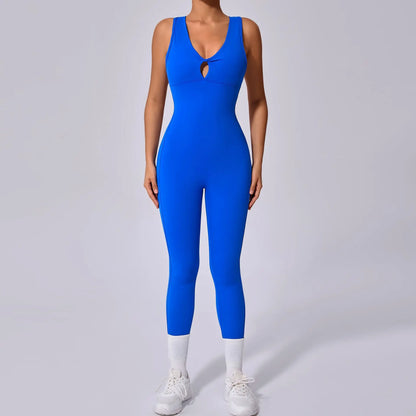 Rückenfreier Yoga-Overall – Stylischer Einteiler für Sport & Fitness