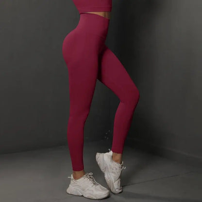 Nahtlose Fitness-Leggings – Push-Up & Hohe Taille für Perfekten Halt