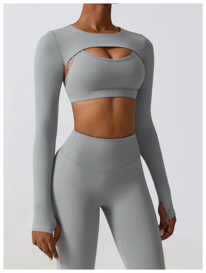 Stylisches 3er Set Workout Outfit für Damen – Perfekt für Fitness, Yoga & Sport