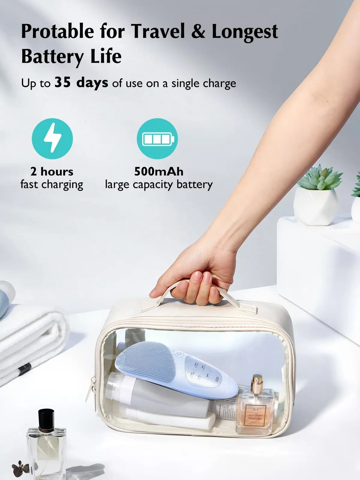 Sonic Gesichts-Reinigungsbürste – Tiefenreinigung, Peeling & Massage in einem! ✨