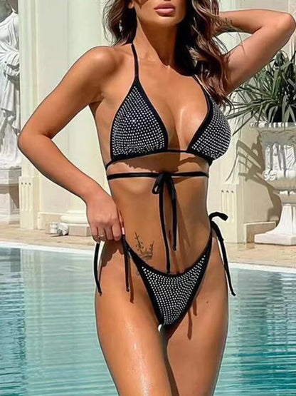Glitzer Bikini-Set mit Pailletten – Glamour für Strand & Pool