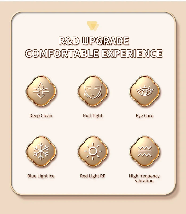 Hochfrequenz RF Hals- & Gesichts-Schönheitsgerät – Dein Anti-Aging Booster