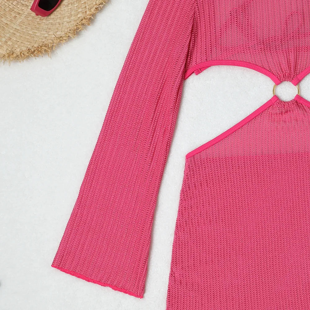 Bikini-Set mit Mesh Cover-Up – sexy, vielseitig & perfekt für deinen Beach-Look