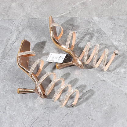 Crystal Snake Heels – Sinnlich, verspielt & wild wie der Sommer