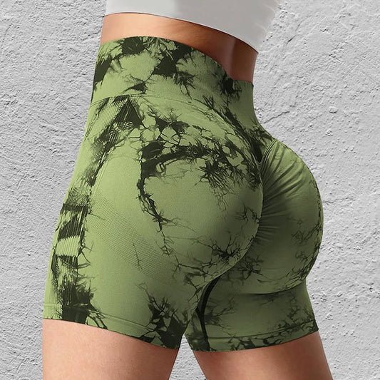 Tie-Dye Vibes & perfekte Kurven – Nahtlose Sport-Shorts für deinen Style-Moment