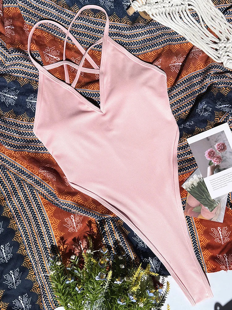 Gerippter Monokini – sexy, minimal & perfekt für heiße Sommertage