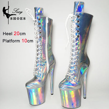 Laser Shine Ankle Boots – Für deinen glänzenden Auftritt