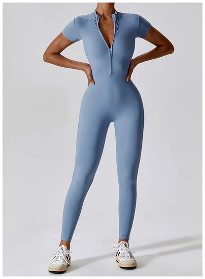 Slim Fit Zipper Jumpsuit – Feminine Power in One Piece