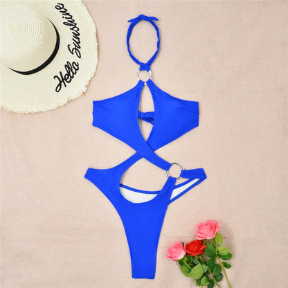 Cut-Out Monokini mit Ringen – modern, sexy & detailverliebt