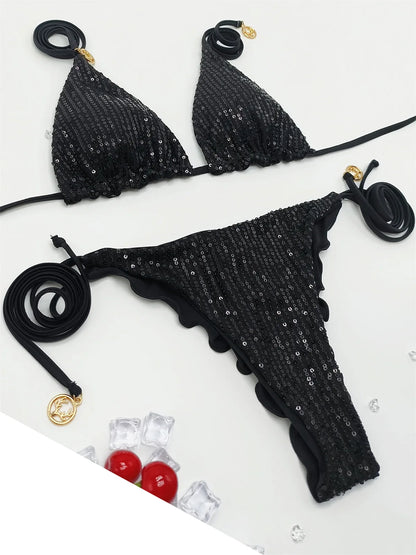 Glitzer Pailletten Bikini – funkelnd, sexy & gemacht für den großen Auftritt