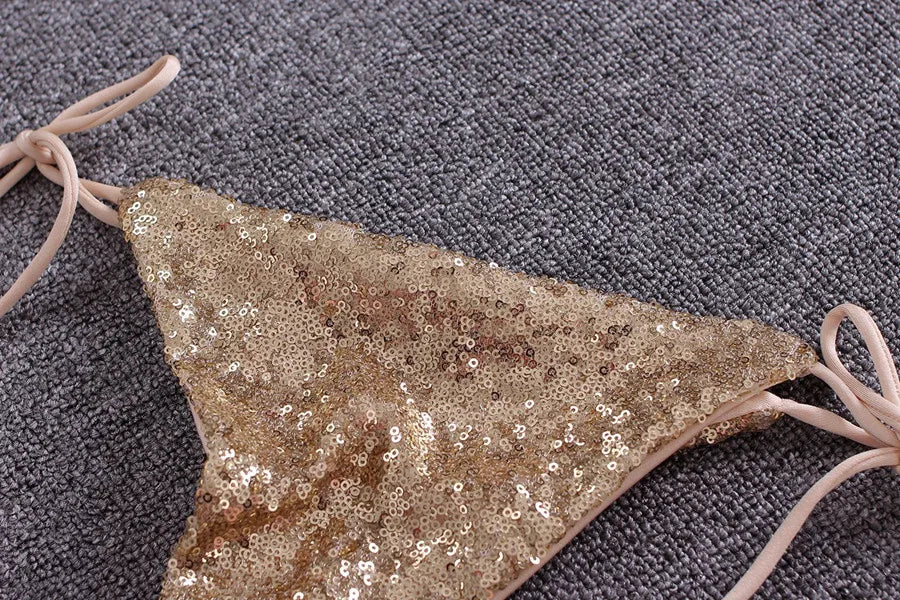 Pailletten & Diamant Bikini – ultra sexy, glitzernd & auffällig elegant