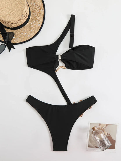 Asymmetrischer One-Shoulder Monokini – modern, sexy & mit Wow‑Effekt