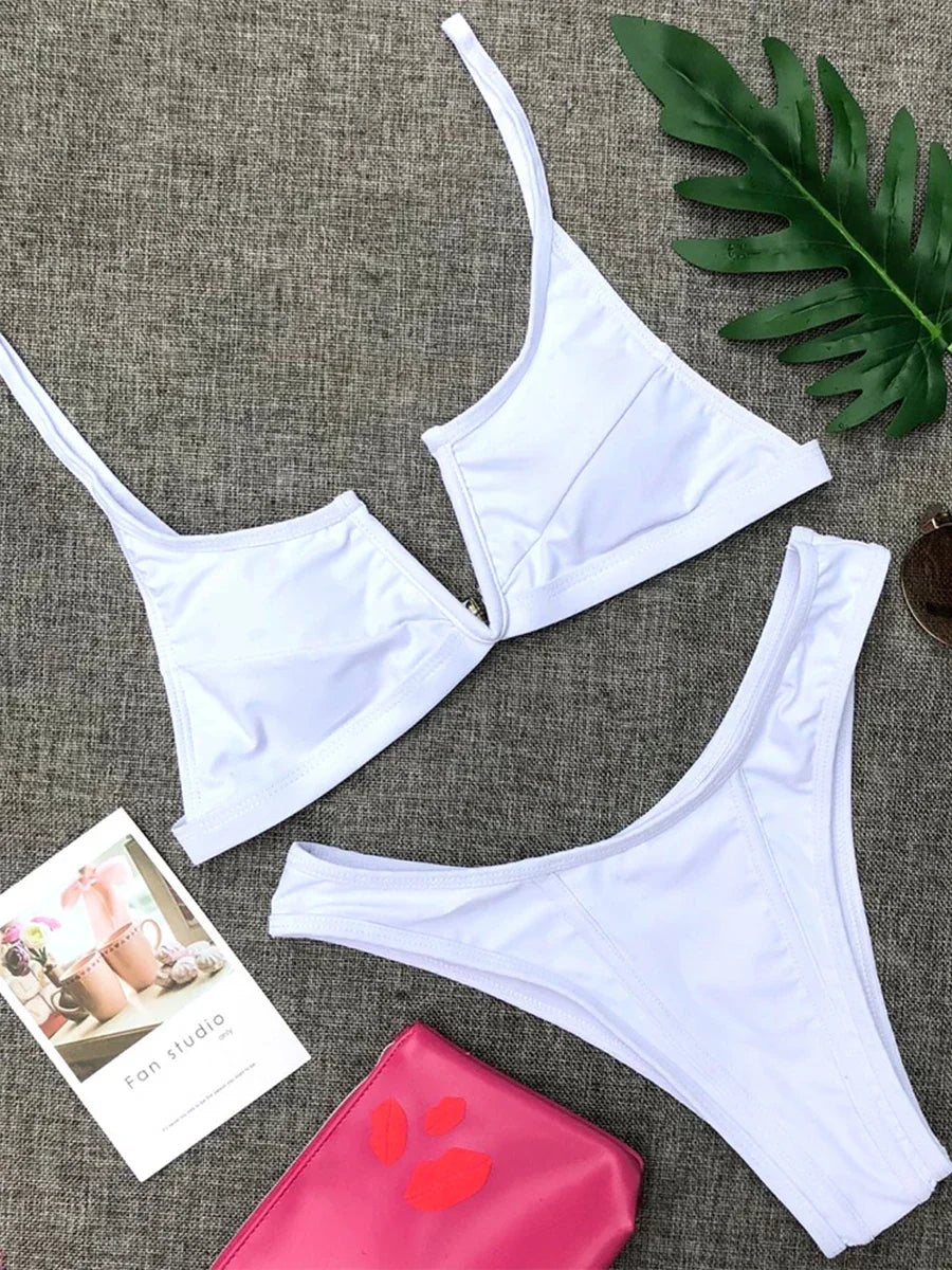 Denim-Style Bikini-Set – cool, sexy & perfekt für den Sommer